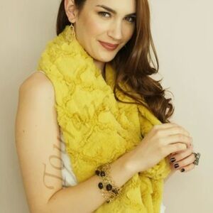 Tourance
Moroccan Long Scarf in Antique Mustard
